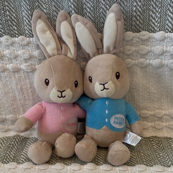 Kids Preferred Other - Peter Rabbit and Flopsy Plush Toy Set Easter Basket Special🐇